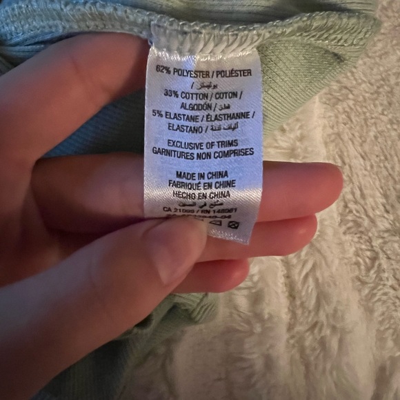 mint green shirt with buttons medium sized - Picture 4 of 4